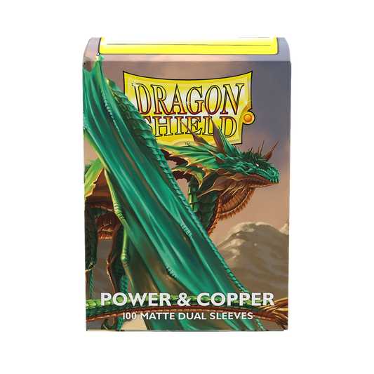 Dragon Shield - Standard size - Dual Matte - Power & Copper (100)