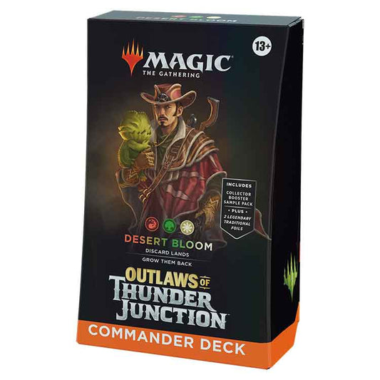 MTG: Outlaws of Thunder Junction Commander Deck Desert Bloom