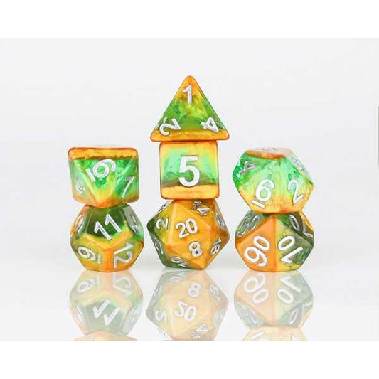Rainforest Polyhedral Dice Set - Sirius Dice