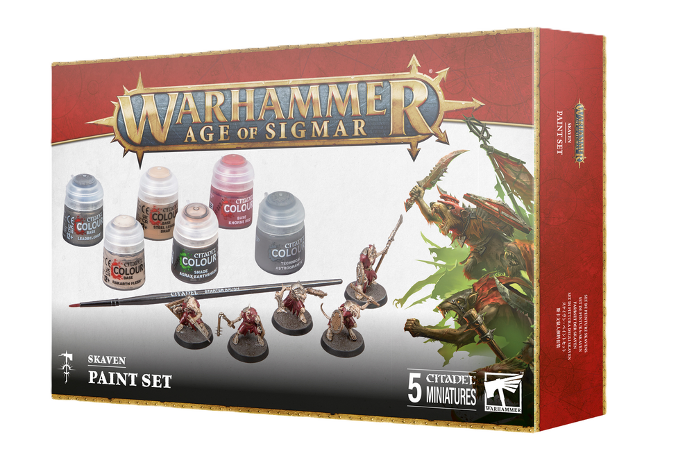 AGE OF SIGMAR SKAVEN + PAINT SET