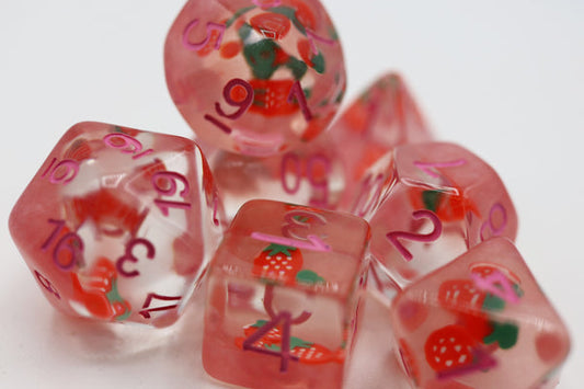 Strawberry Shortcake RPG Dice Set