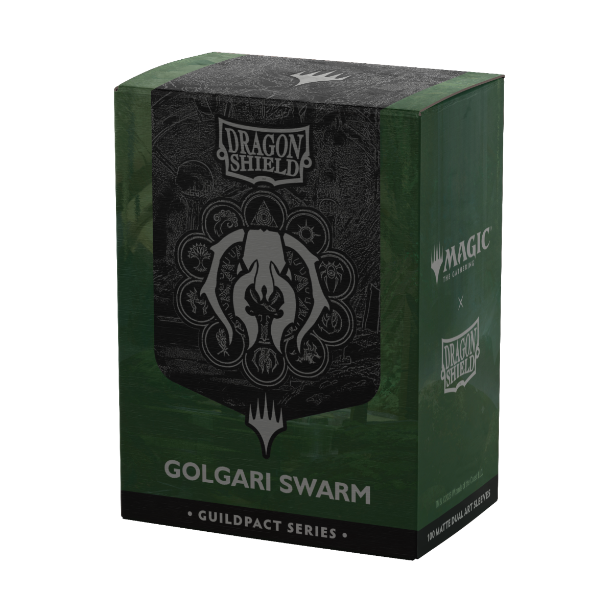 Dragon Shield – MTG Guildpact Series Brushed Art Sleeves – Golgari Swarm