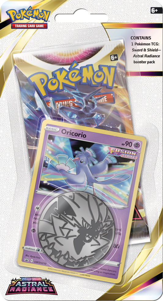 Pokémon TCG: SWSH Astral Radiance 1 Pack Checklane Blister Oricorio