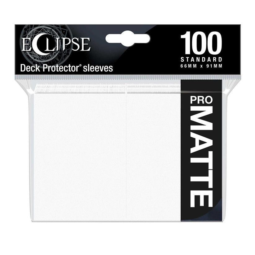 Ultra Pro Eclipse Matte Standard Card Sleeves: Arctic White (100)