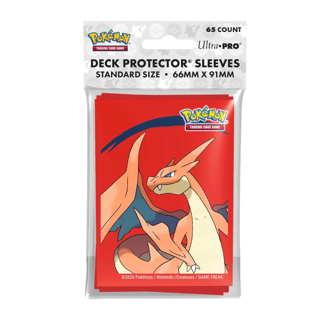 Ultra Pro Pokémon: Mega Charizard Y 65ct Deck Protectors Sleeves
