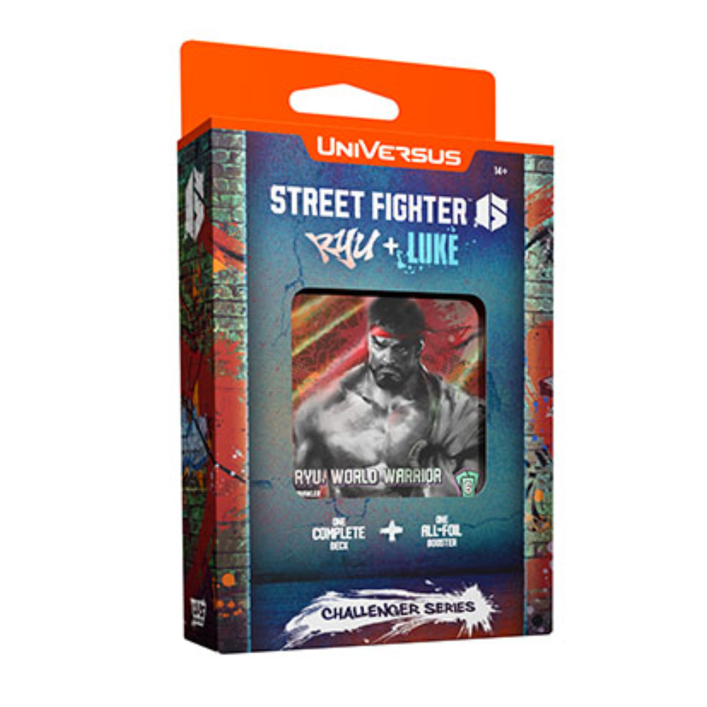 UniVersus CCG: Street Fighter 6 Challenger Series Deck (Ryu and Luke) (Pre-Order)