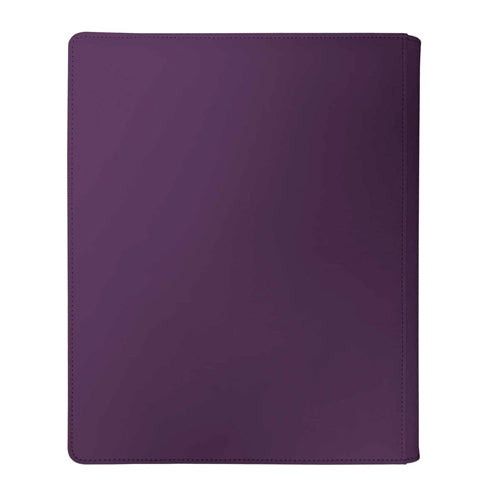 Vivid 12-Pocket Zippered PRO-Binder - Midnight Plum Ultra Pro