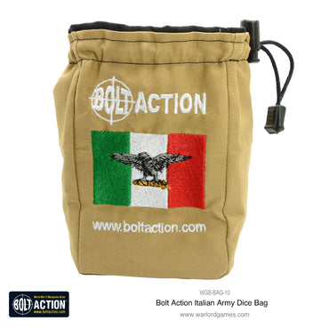 Bolt Action Italians Dice bag