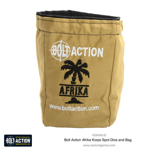 Bolt Action Afrika Korp Dice bag