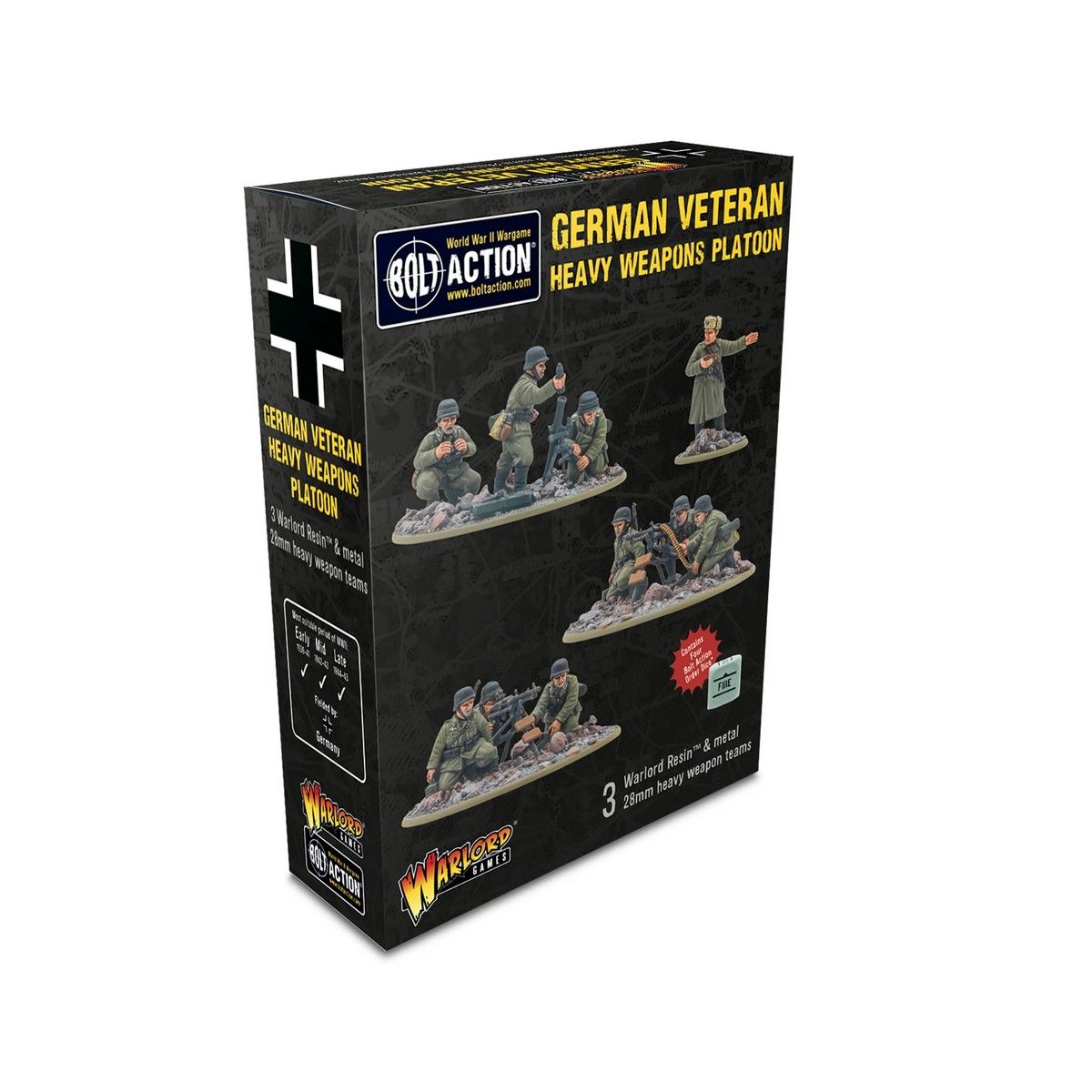 Bolt Action German Veterans Heavy Weapons platoon