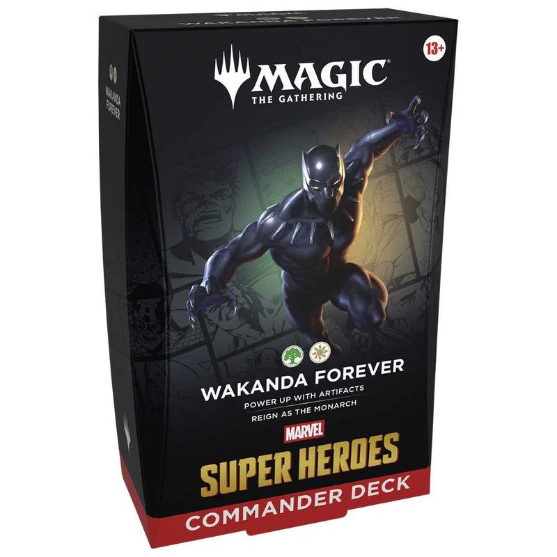 Magic: The Gathering: Marvel Super Heroes Commander Deck Wakanda Forever (Pre-Order)
