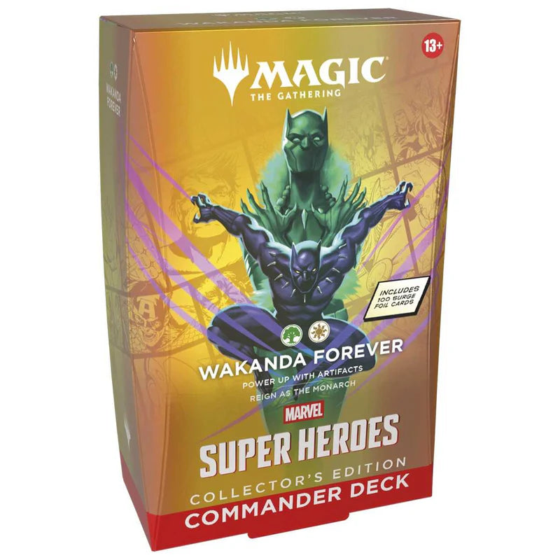 Magic: The Gathering: Marvel Super Heroes Commander Deck Wakanda Forever Collectors Edition (Pre-Order)