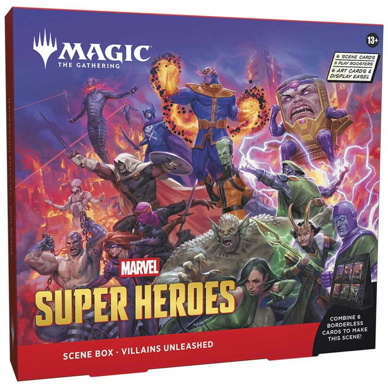 Magic: The Gathering: Marvel Super Heroes Scene Box Villains Unleashed (Pre-Order)