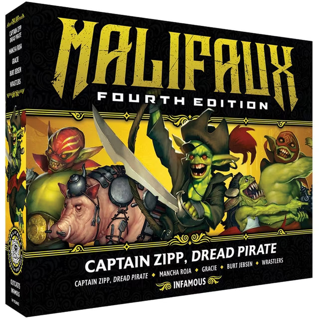 Captain Zipp, Dread Pirate - Malifaux 4th Edition (Pre-Order)