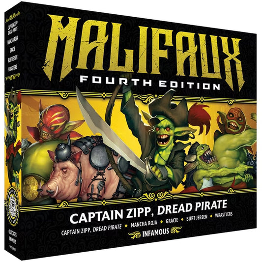 Captain Zipp, Dread Pirate - Malifaux 4th Edition (Pre-Order)