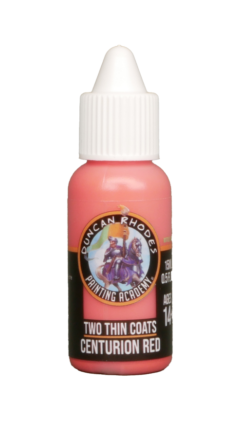 Two Thin Coats Centurion Red 15ml Paint Duncan Rhodes Painting Academy