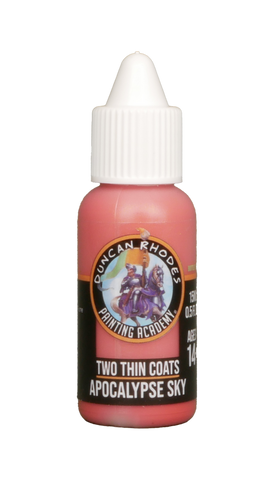 Two Thin Coats Apocalypse Sky 15ml Paint Duncan Rhodes Painting Academy