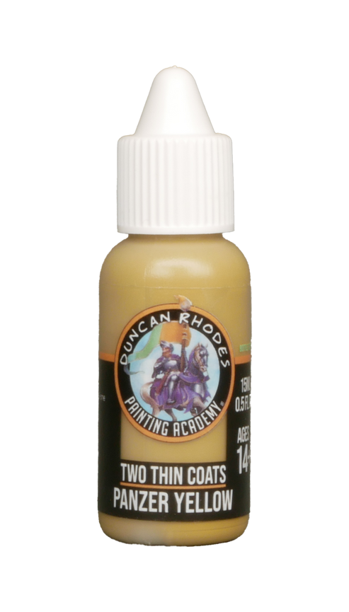 Two Thin Coats Panzer Yellow 15ml Paint Duncan Rhodes Painting Academy