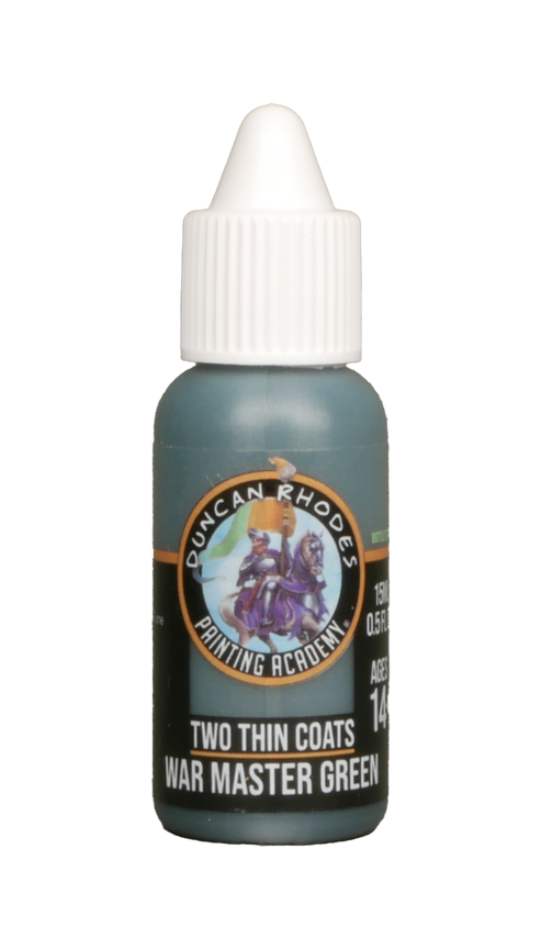 Two Thin Coats War Master Green 15ml Paint Duncan Rhodes Painting Academy