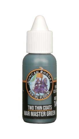 Two Thin Coats War Master Green 15ml Paint Duncan Rhodes Painting Academy