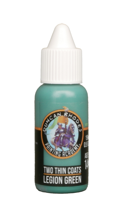 Two Thin Coats Legion Green 15ml Paint Duncan Rhodes Painting Academy