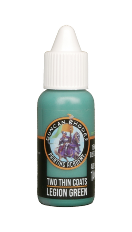 Two Thin Coats Legion Green 15ml Paint Duncan Rhodes Painting Academy