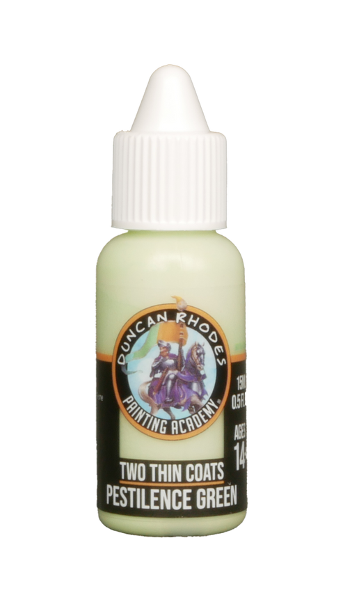 Two Thin Coats Pestilence Green 15ml Paint Duncan Rhodes Painting Academy