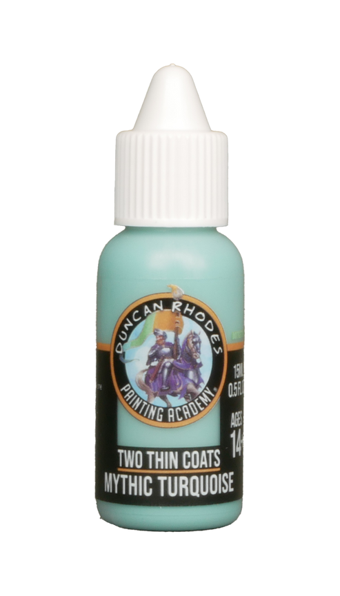 Two Thin Coats Mythic Turquoise 15ml Paint Duncan Rhodes Painting Academy