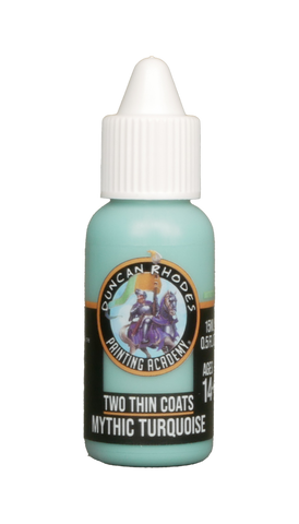 Two Thin Coats Mythic Turquoise 15ml Paint Duncan Rhodes Painting Academy