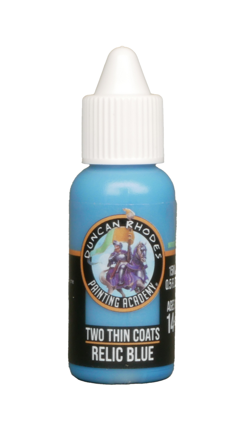 Two Thin Coats Relic Blue 15ml Paint Duncan Rhodes Painting Academy