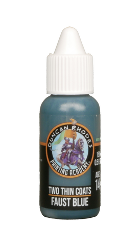 Two Thin Coats Faust Blue 15ml Paint Duncan Rhodes Painting Academy