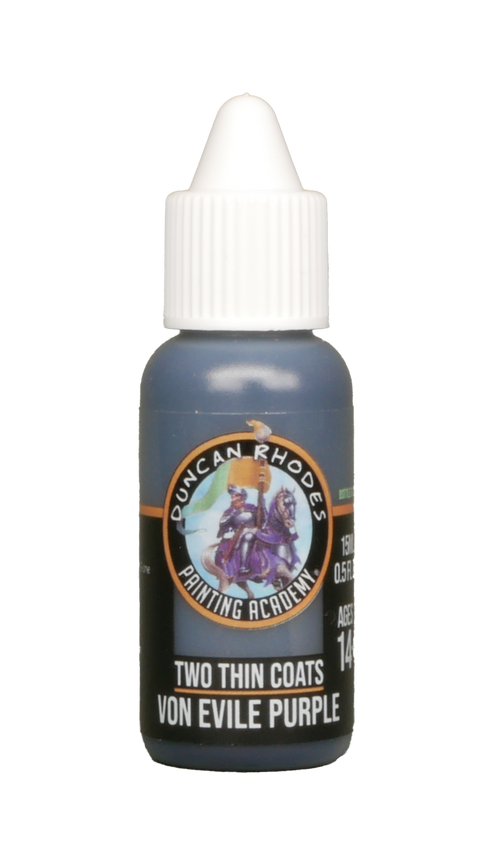 Two Thin Coats Von Evile Purple 15ml Paint Duncan Rhodes Painting Academy