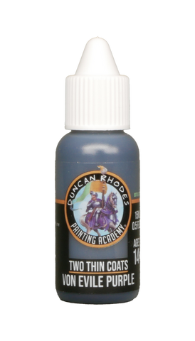 Two Thin Coats Von Evile Purple 15ml Paint Duncan Rhodes Painting Academy