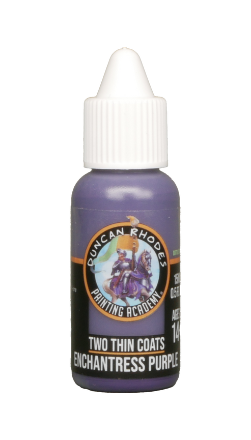 Two Thin Coats Enchantress Purple 15ml Paint Duncan Rhodes Painting Academy