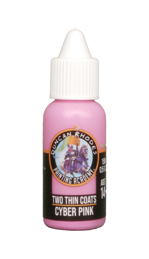 Two Thin Coats Cyber Pink 15ml Paint Duncan Rhodes Painting Academy