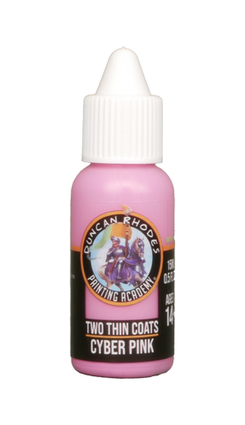 Two Thin Coats Cyber Pink 15ml Paint Duncan Rhodes Painting Academy