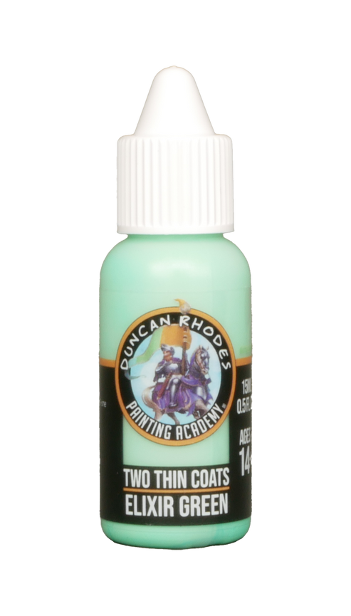 Two Thin Coats Elixir Green 15ml Paint Duncan Rhodes Painting Academy