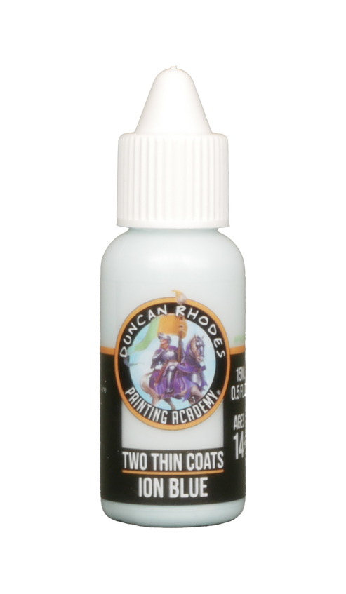 Two Thin Coats Ion Blue 15ml Paint Duncan Rhodes Painting Academy