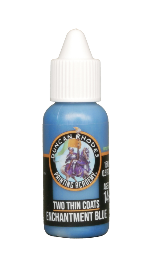 Two Thin Coats Enchantment Blue 15ml Paint Duncan Rhodes Painting Academy