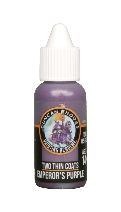 Two Thin Coats Emperor's Purple 15ml Paint Duncan Rhodes Painting Academy