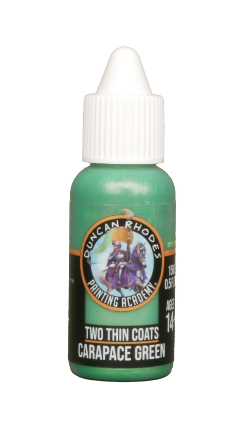 Two Thin Coats Carapace Green 15ml Paint Duncan Rhodes Painting Academy