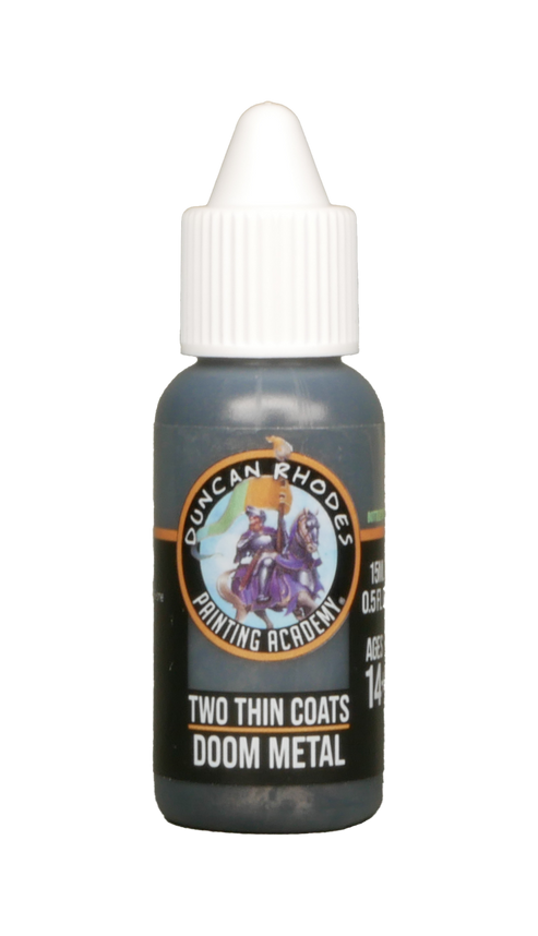 Two Thin Coats Doom Metal 15ml Paint Duncan Rhodes Painting Academy