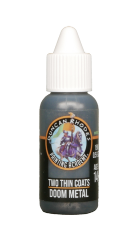 Two Thin Coats Doom Metal 15ml Paint Duncan Rhodes Painting Academy