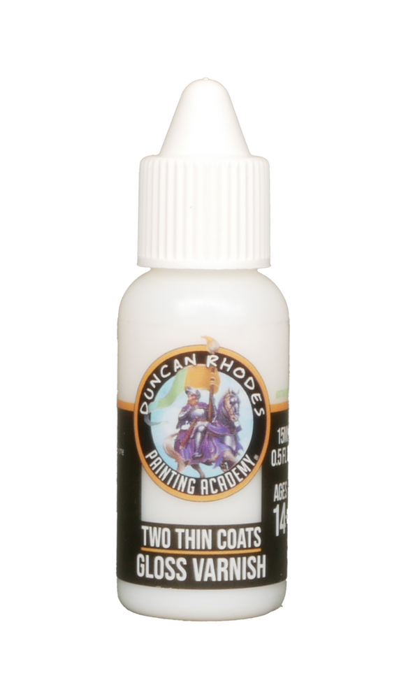 Two Thin Coats Satin Varnish 15ml Paint Duncan Rhodes Painting Academy