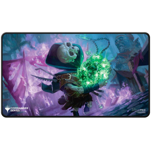 MTG: Commander Series- Release 4- Black Stitched Playmat Tinybones - Fan Vote