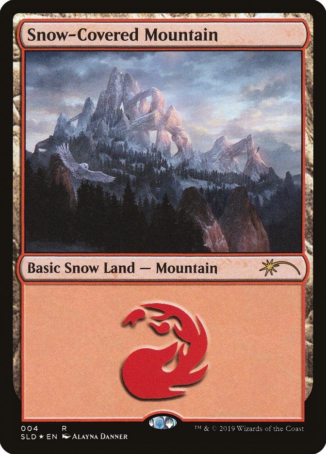 Snow-Covered Mountain (004) [Secret Lair Drop Series]