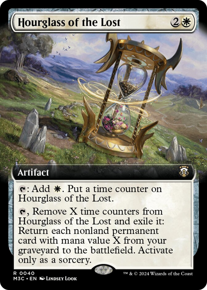 Hourglass of the Lost (Extended Art) [Modern Horizons 3 Commander]