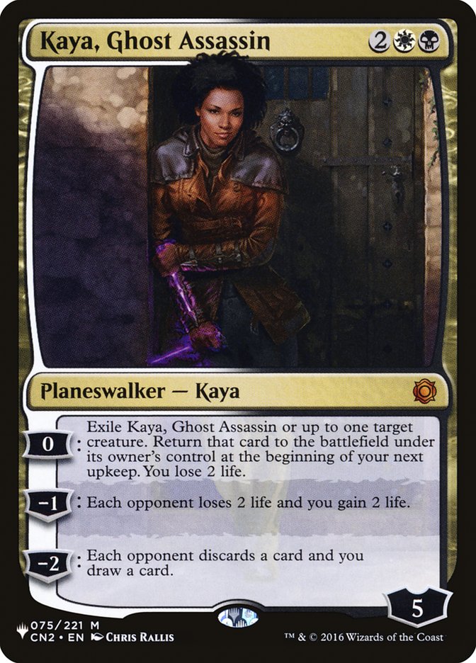 Kaya, Ghost Assassin [The List]