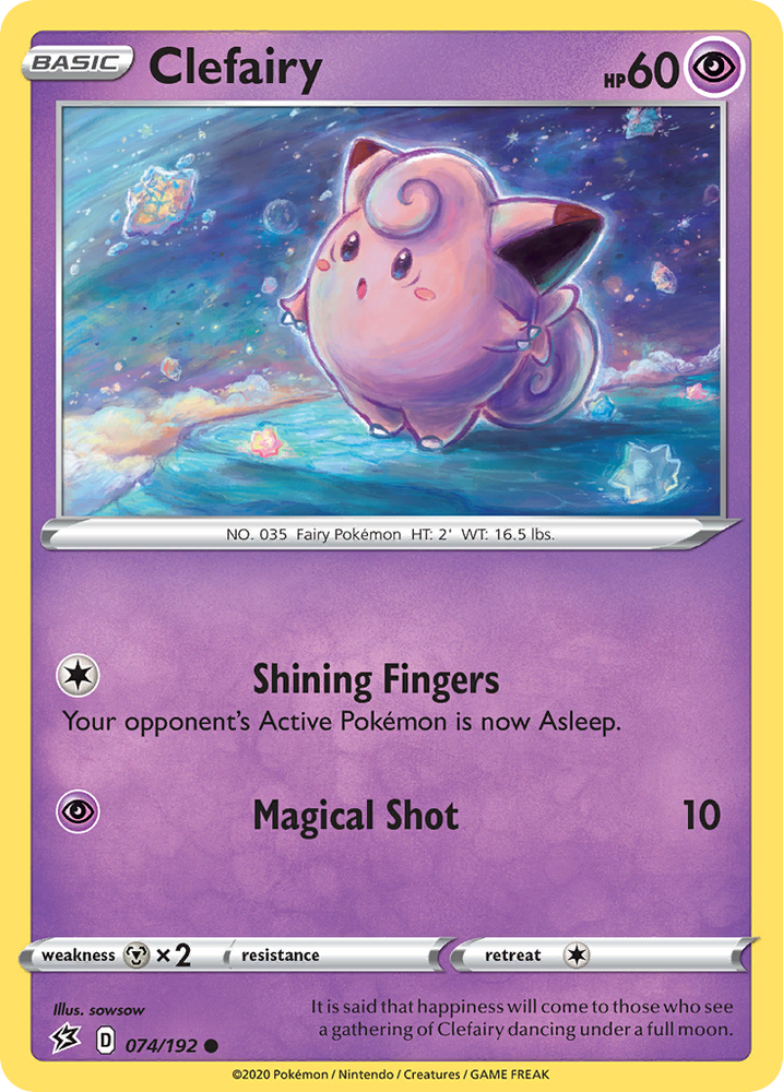 Clefairy (074/192) [Sword & Shield: Rebel Clash]