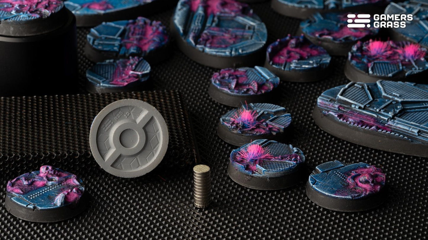 Alien Infestation Bases, Round 25mm (x10) - Gamers Grass